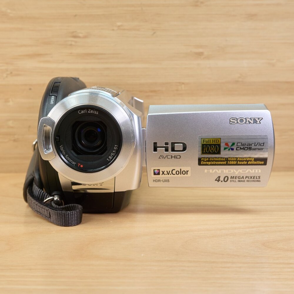 Sony Silver and Black Handycam HD Camcorder